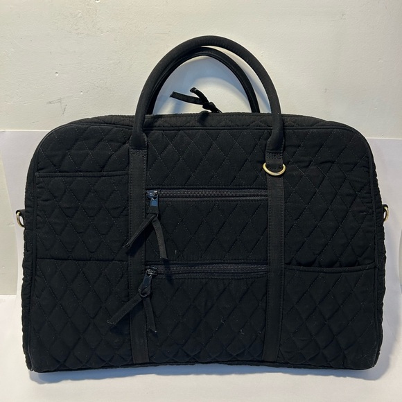 Vera Bradley Accessories - Vera Bradley Black Quilted Interior Tote